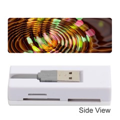 Wave Rings Circle Abstract Memory Card Reader (stick)  by Nexatart