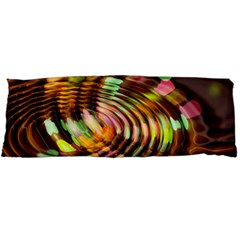 Wave Rings Circle Abstract Body Pillow Case Dakimakura (two Sides) by Nexatart