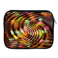 Wave Rings Circle Abstract Apple Ipad 2/3/4 Zipper Cases by Nexatart