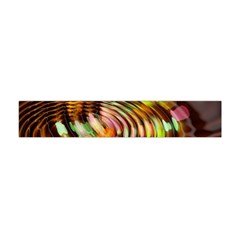 Wave Rings Circle Abstract Flano Scarf (mini) by Nexatart