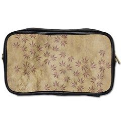 Parchment Paper Old Leaves Leaf Toiletries Bags