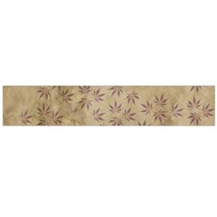 Parchment Paper Old Leaves Leaf Flano Scarf (Large)