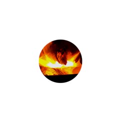 Fire Rays Mystical Burn Atmosphere 1  Mini Buttons by Nexatart