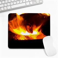 Fire Rays Mystical Burn Atmosphere Large Mousepads by Nexatart