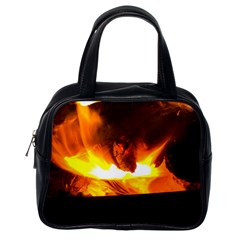 Fire Rays Mystical Burn Atmosphere Classic Handbags (one Side) by Nexatart