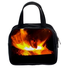 Fire Rays Mystical Burn Atmosphere Classic Handbags (2 Sides) by Nexatart