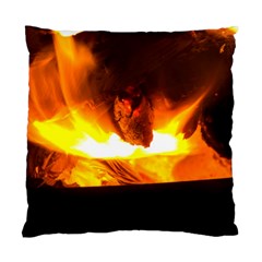 Fire Rays Mystical Burn Atmosphere Standard Cushion Case (one Side) by Nexatart