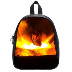 Fire Rays Mystical Burn Atmosphere School Bags (small)  by Nexatart