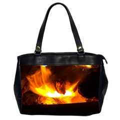 Fire Rays Mystical Burn Atmosphere Office Handbags (2 Sides)  by Nexatart