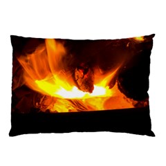 Fire Rays Mystical Burn Atmosphere Pillow Case (two Sides) by Nexatart