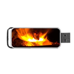 Fire Rays Mystical Burn Atmosphere Portable Usb Flash (two Sides) by Nexatart