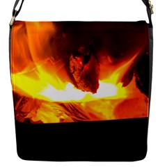 Fire Rays Mystical Burn Atmosphere Flap Messenger Bag (s) by Nexatart