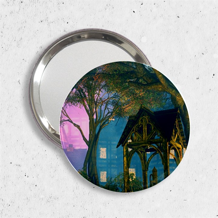 Background Forest Trees Nature 2.25  Handbag Mirrors