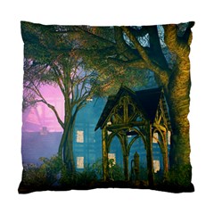 Background Forest Trees Nature Standard Cushion Case (one Side) by Nexatart