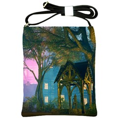 Background Forest Trees Nature Shoulder Sling Bags by Nexatart