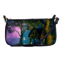 Background Forest Trees Nature Shoulder Clutch Bags by Nexatart