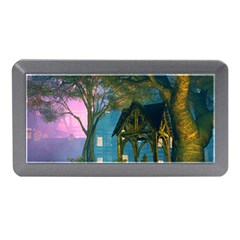 Background Forest Trees Nature Memory Card Reader (mini) by Nexatart