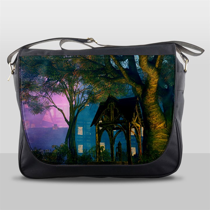 Background Forest Trees Nature Messenger Bags