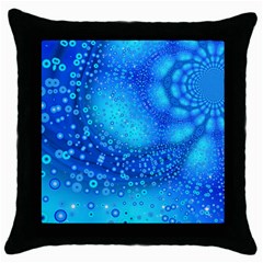 Bokeh Background Light Reflections Throw Pillow Case (black) by Nexatart