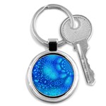 Bokeh Background Light Reflections Key Chains (Round)  Front