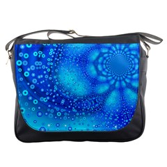 Bokeh Background Light Reflections Messenger Bags by Nexatart