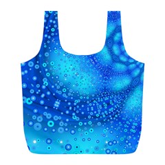 Bokeh Background Light Reflections Full Print Recycle Bags (l)  by Nexatart