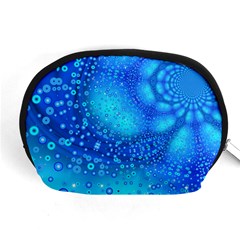 Bokeh Background Light Reflections Accessory Pouches (medium)  by Nexatart