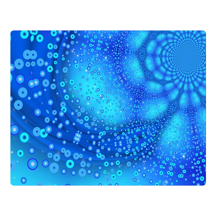 Bokeh Background Light Reflections Double Sided Flano Blanket (Large) 