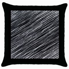 Background Structure Pattern Throw Pillow Case (black) by Nexatart