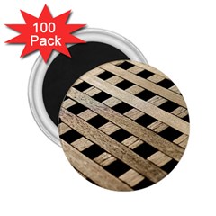 Texture Wood Flooring Brown Macro 2 25  Magnets (100 Pack)  by Nexatart