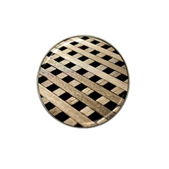 Texture Wood Flooring Brown Macro Hat Clip Ball Marker (4 Pack) by Nexatart