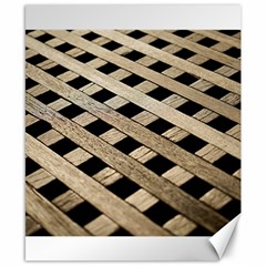 Texture Wood Flooring Brown Macro Canvas 8  X 10  by Nexatart