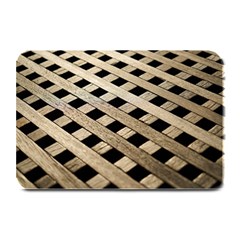 Texture Wood Flooring Brown Macro Plate Mats by Nexatart