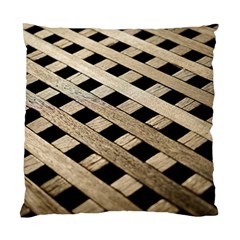 Texture Wood Flooring Brown Macro Standard Cushion Case (two Sides) by Nexatart