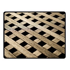 Texture Wood Flooring Brown Macro Fleece Blanket (small) by Nexatart