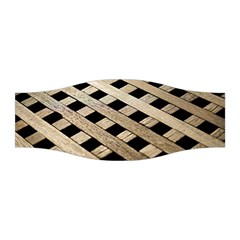 Texture Wood Flooring Brown Macro Stretchable Headband by Nexatart