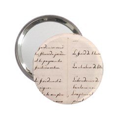 German French Lecture Writing 2 25  Handbag Mirrors by Nexatart