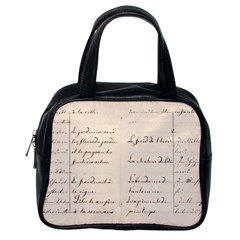 German French Lecture Writing Classic Handbags (one Side) by Nexatart