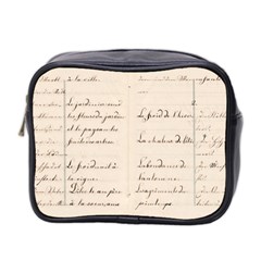 German French Lecture Writing Mini Toiletries Bag 2-side by Nexatart