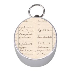 German French Lecture Writing Mini Silver Compasses by Nexatart