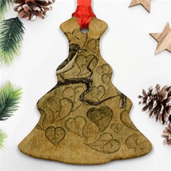 Birds Figure Old Brown Ornament (christmas Tree)  by Nexatart