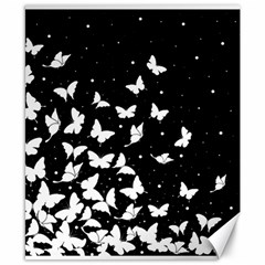 Butterfly Pattern Canvas 8  X 10  by Valentinaart