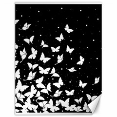 Butterfly Pattern Canvas 12  X 16   by Valentinaart