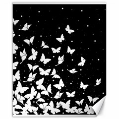 Butterfly Pattern Canvas 16  X 20   by Valentinaart