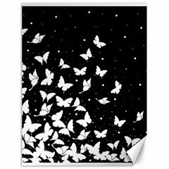 Butterfly Pattern Canvas 18  X 24   by Valentinaart