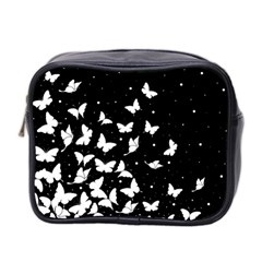 Butterfly Pattern Mini Toiletries Bag 2-side by Valentinaart