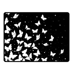 Butterfly Pattern Fleece Blanket (small) by Valentinaart