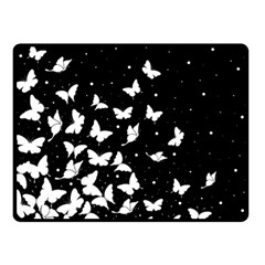 Butterfly Pattern Double Sided Fleece Blanket (small)  by Valentinaart