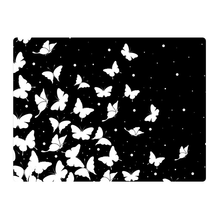 Butterfly pattern Double Sided Flano Blanket (Mini) 