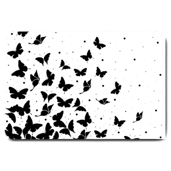 Butterfly pattern Large Doormat 